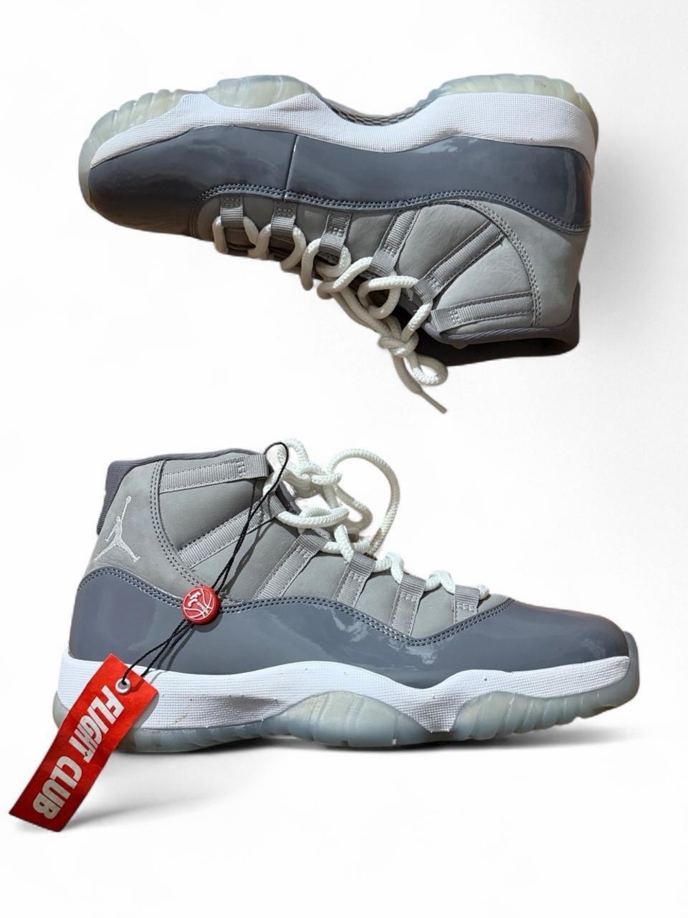 Jordan Men’s Athletic Shoes in Cool Grey and White